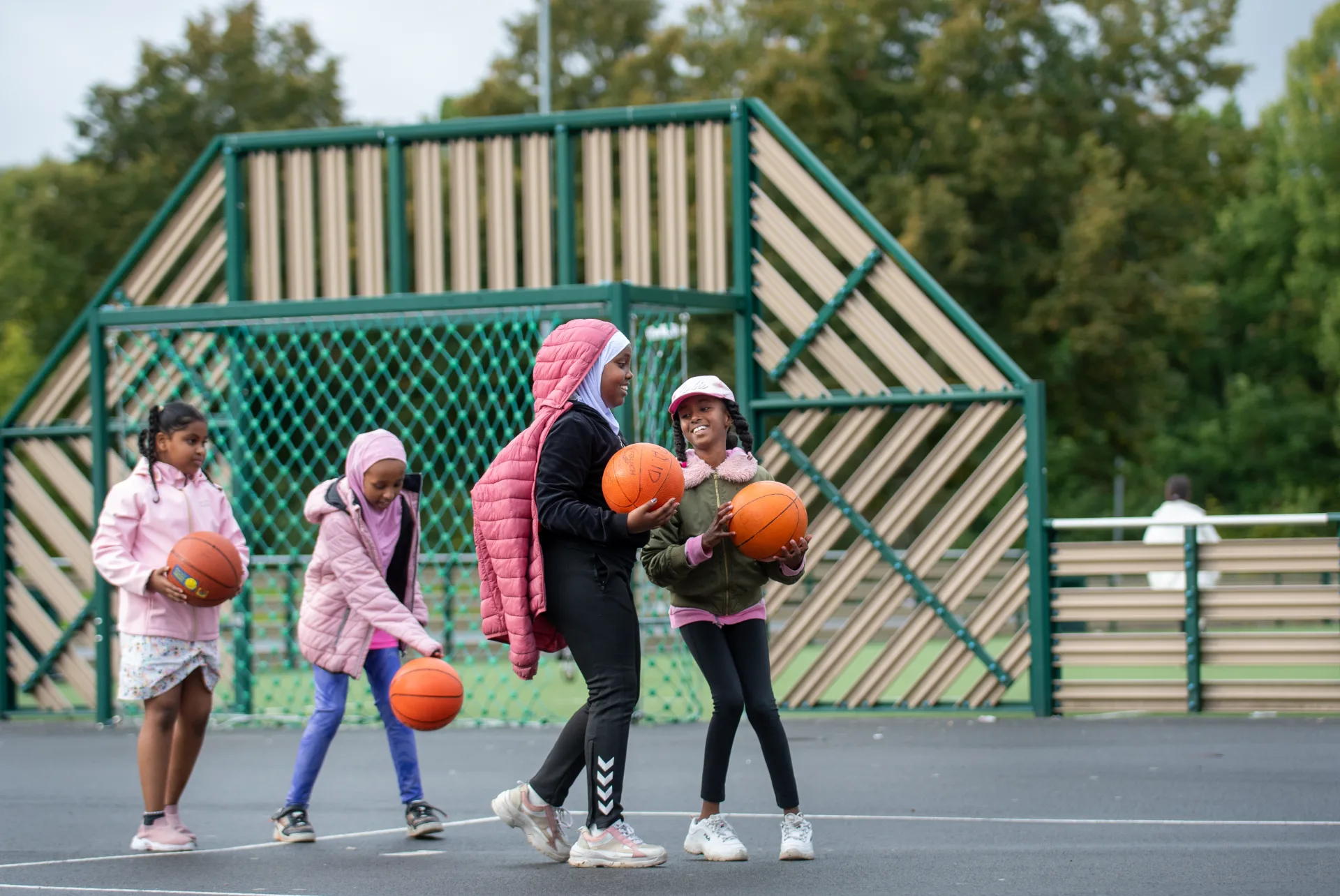 Öppna basketträningar för tjejer